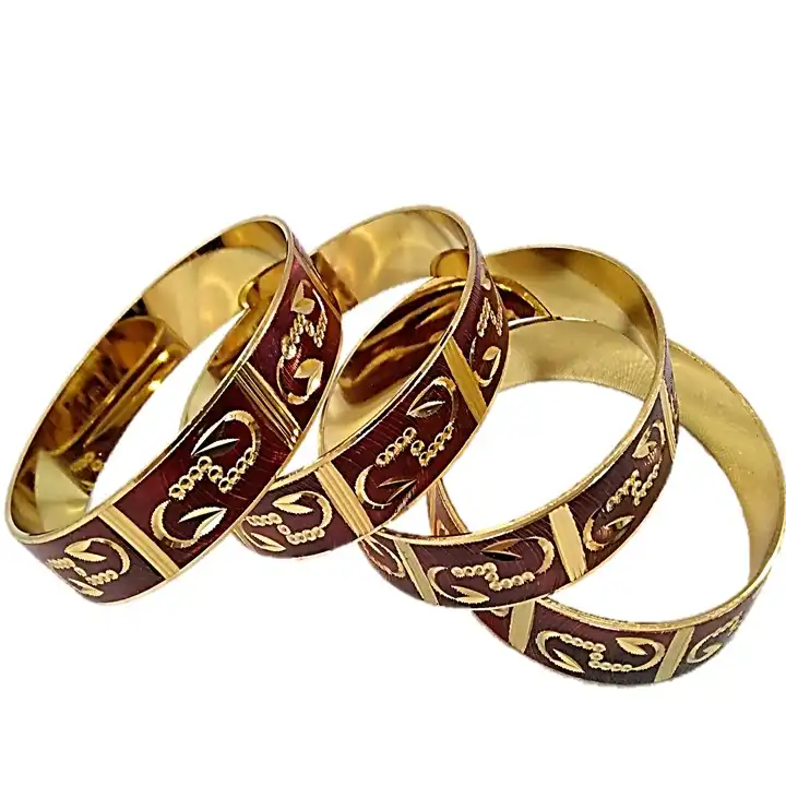 النگو زنانه مدل هندی کد glsr-21700 مجموعه 4 عددی