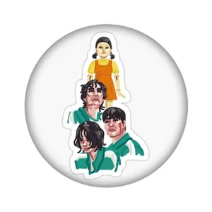 زیر لیوانی مدل Squid Game کد 2260