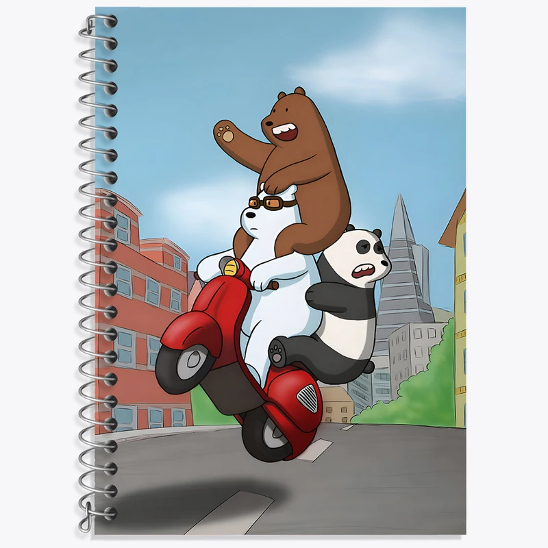 دفتر نت موسیقی 50 برگ خندالو طرح سه خرس کله پوک کد N4913