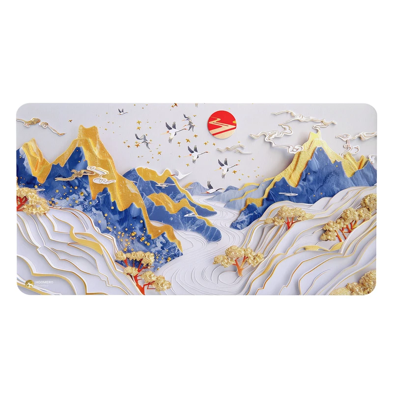 ماوس پد هومرو مدل MX2538 طرح ژاپنی نقاشی سامورایی