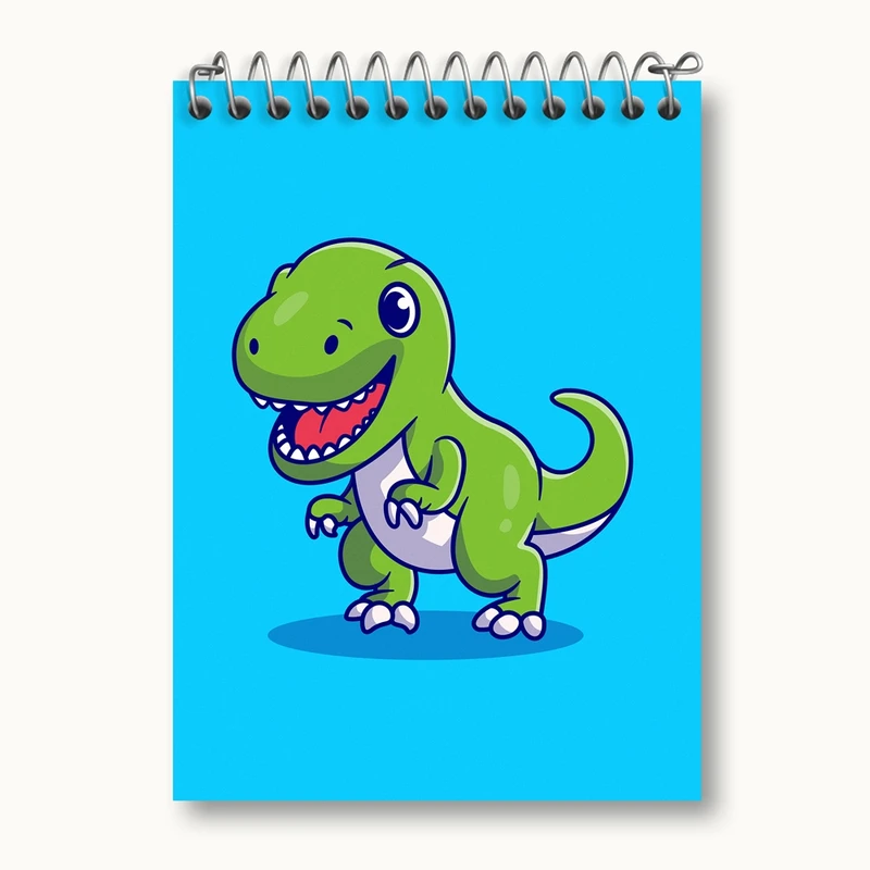 دفتر یادداشت 50 برگ خندالو مدل دایناسور بامزه کد 29282