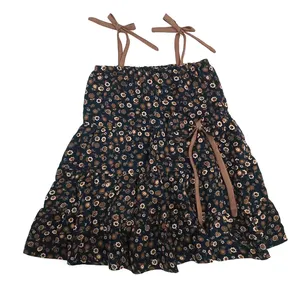 پیراهن بدون آستین یقه بندی دخترانه مدل عروسکی کد 04