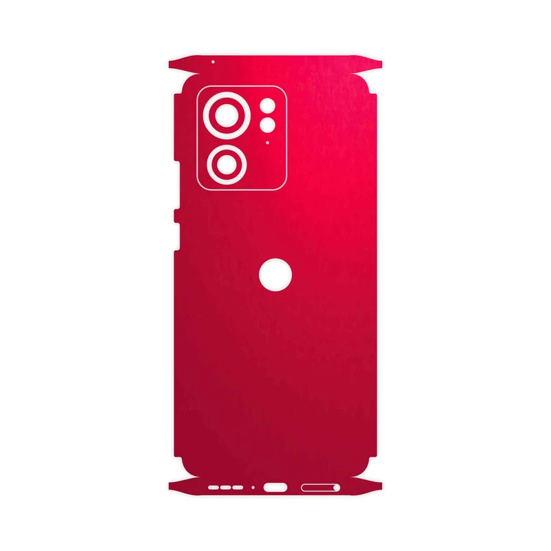 برچسب پوششی ماهوت مدل Matte-Warm-Red-FullSkin مناسب برای گوشی موبایل موتورولا Edge 40