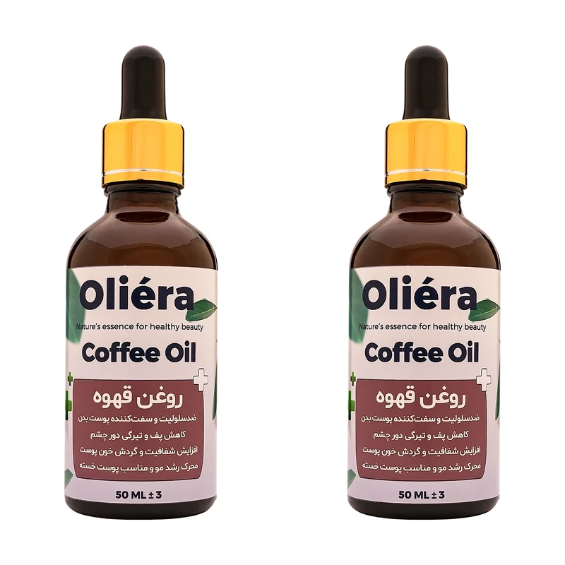 روغن قهوه اُلیئرا مدل +A حجم 100 میلی لیتر بسته 2 عددی