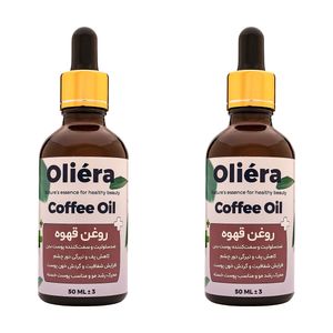 روغن قهوه اُلیئرا مدل +A حجم 100 میلی لیتر بسته 2 عددی