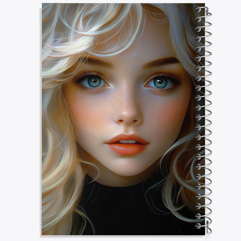 دفتر نقاشی 50 برگ خندالو طرح دخترانه کد F5989