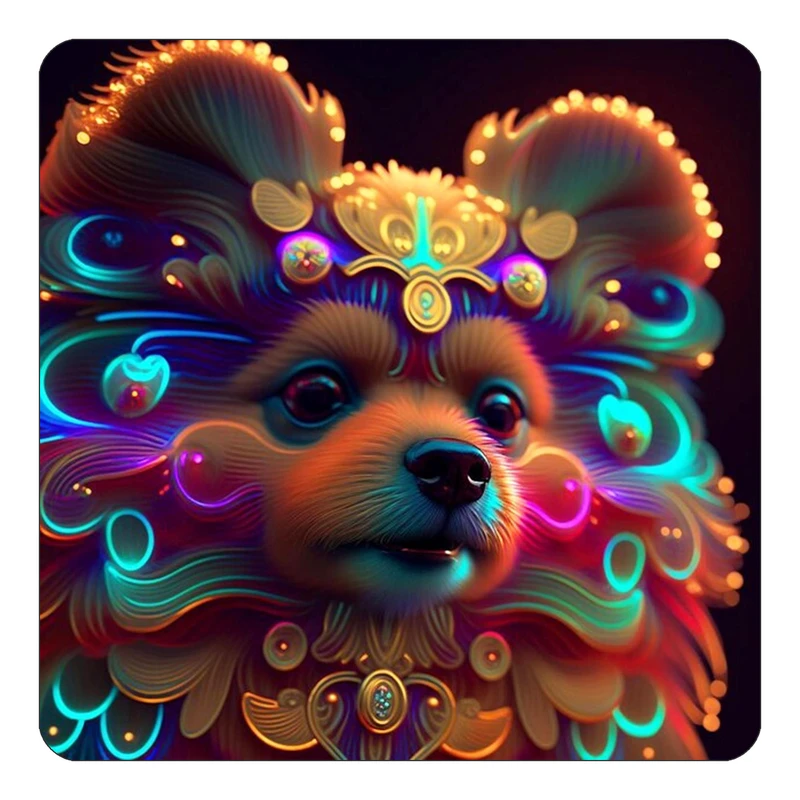 مگنت کاکتی طرح حیوانات رنگی مدل mp25859