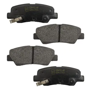 لنت ترمز عقب خودرو کنتلار مدل contelar11 دو جفت مناسب برای پژو 206 تیپ 5 