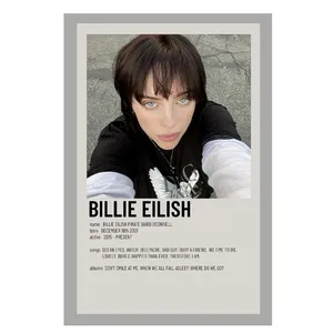 پوستر مدل بیلی آیلیش Billie Eilish کد 498