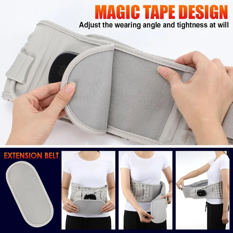 ماساژور کمر مدل Hot Electric Vibrating Belt Inflatable Lumbar ماساژور کمر مدل Hot Electric Vibrating Belt Inflatable Lumbar