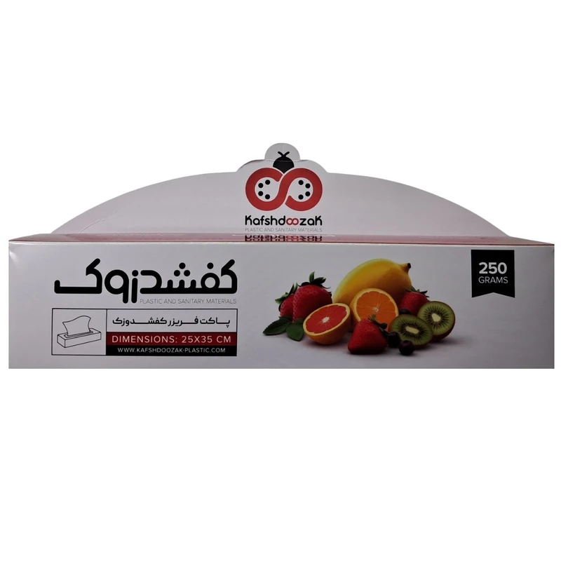 کیسه فریزر کفشدوزک مدل رولی پرفراژ دار بسته 200 عددی