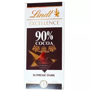 شکلات تلخ 90 درصد لینت - 100 گرم