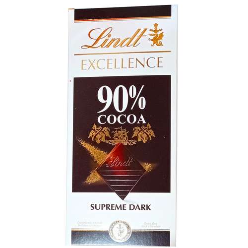 شکلات تلخ 90 درصد لینت - 100 گرم