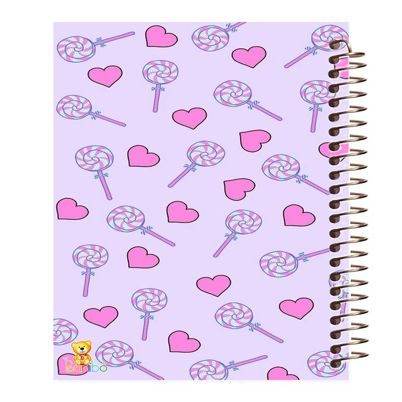 دفتر نقاشی 50 برگ بانیبو مدل قلب کد 963