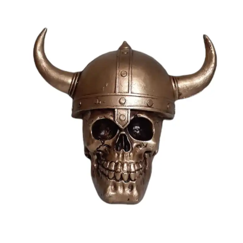 مجسمه دنیا دکوری سرمد مدل جمجمه اسکلت شاخ دار