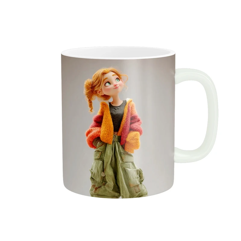 ماگ پاد آفرین طرح دختر کد 6158