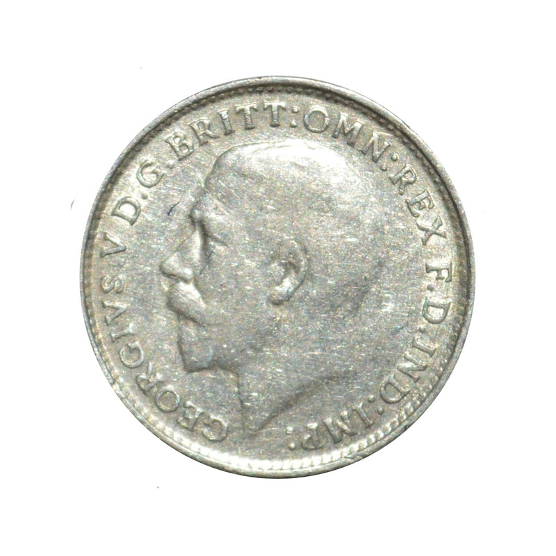 سکه تزیینی طرح کشور انگلستان مدل 3 پنی 1918 میلادی
