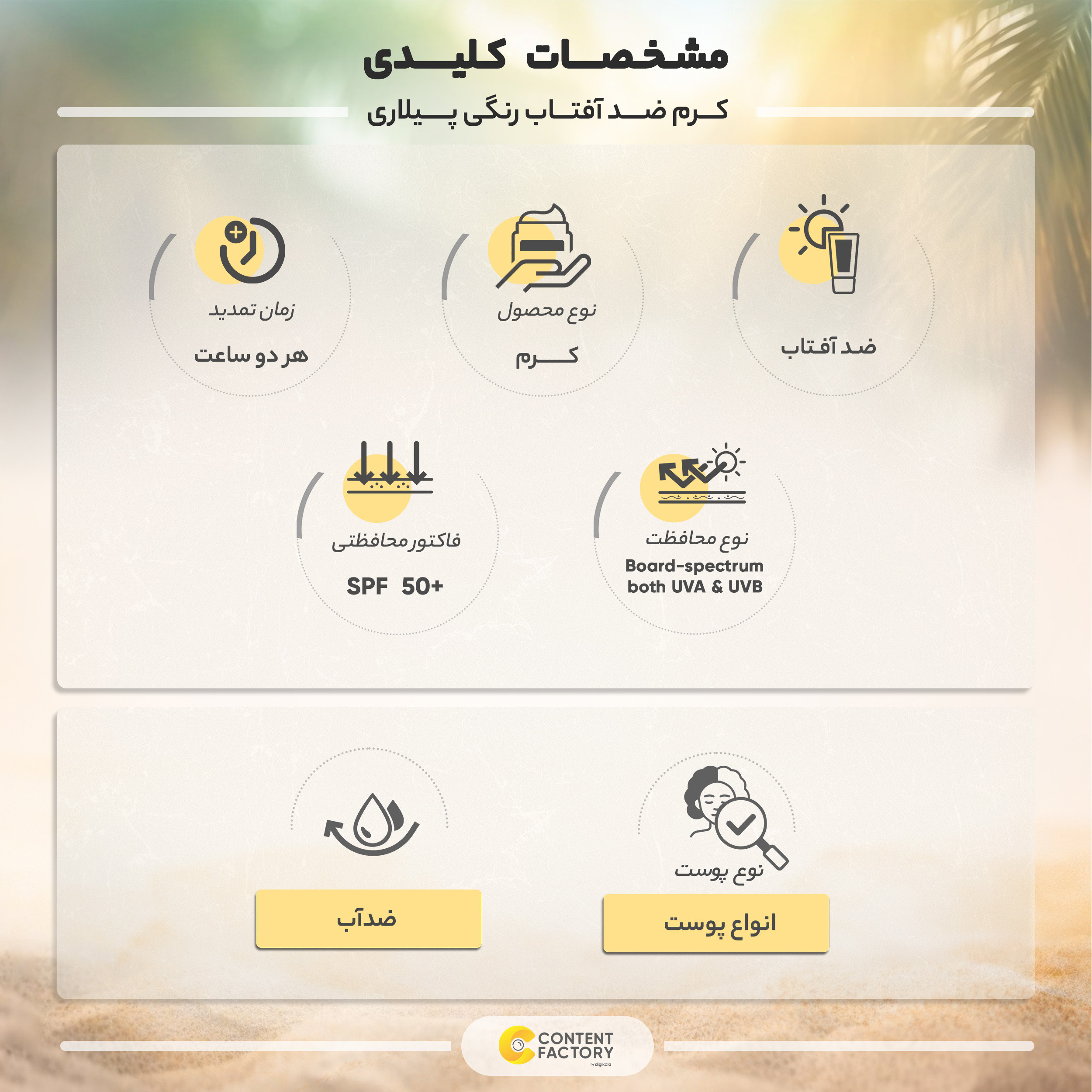 کرم ضد آفتاب رنگی پیلاری مدل SPF50 مناسب انواع پوست حجم 50 میلی لیتر کرم ضد آفتاب رنگی پیلاری مدل SPF50 مناسب انواع پوست حجم 50 میلی لیتر