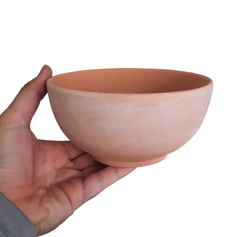 کاسه سفالی مدل خام کد 3