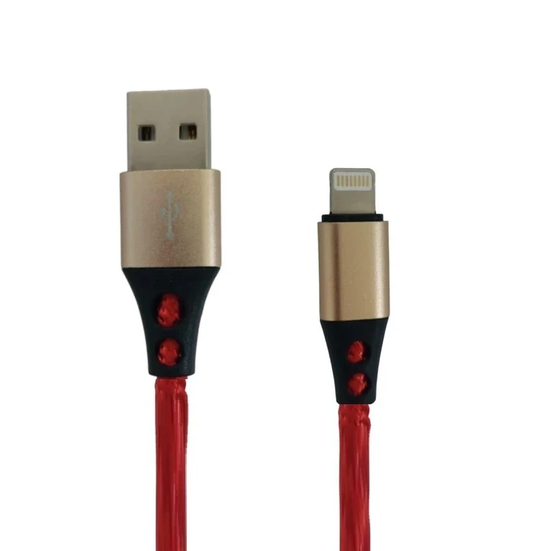 کابل تبدیل USB به لایتنینگ مدل KM2 طول 1 متر کابل تبدیل USB به لایتنینگ مدل KM2 طول 1 متر