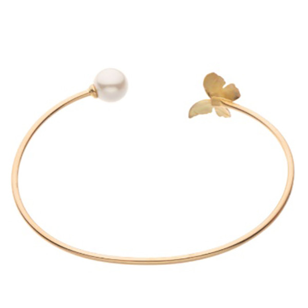 دستبند النگویی طلا 18 عیار زنانه دوست خوب مدل dk175