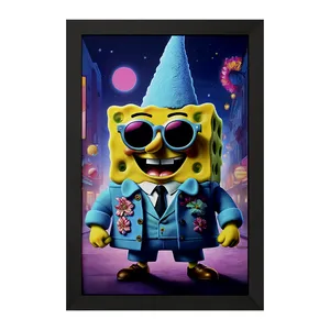 تابلو خندالو مدل باب اسفنجی کد F1856