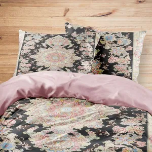 سرویس روتختی مدوپد طرح فرش تبریز مدل C-Tabriz47 یک نفره 4 تکه