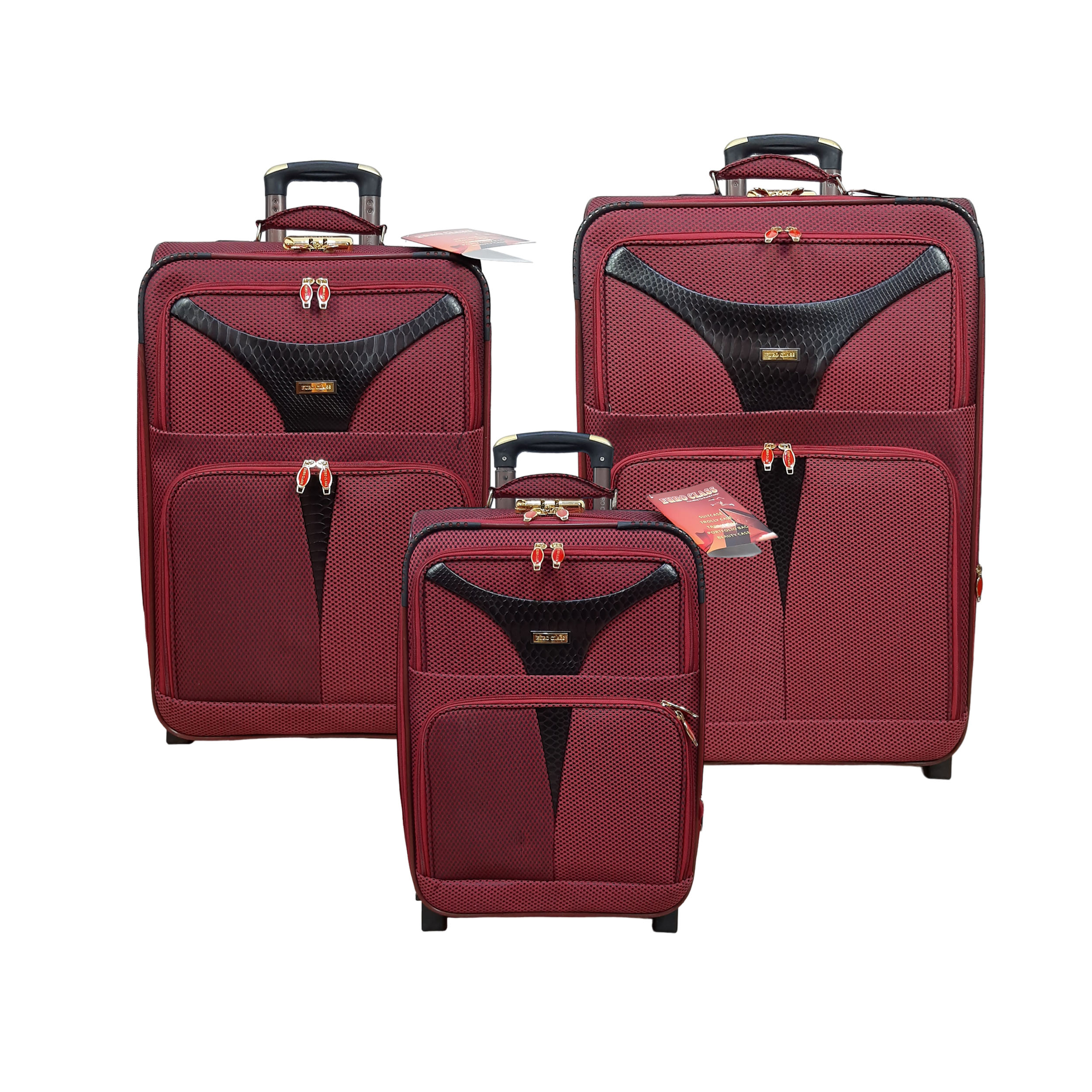نکته خرید - قیمت روز مجموعه سه عددی چمدان یورو کلاس مدل G9050 خرید
