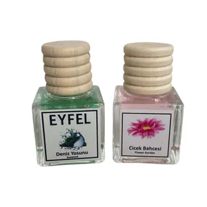 خوشبوکننده هوای خودرو ایفل مدل گل باغچه و جلبک دریایی کد Flower garden-Seaweed حجم 10 میلی‌لیتر بسته 2 عددی