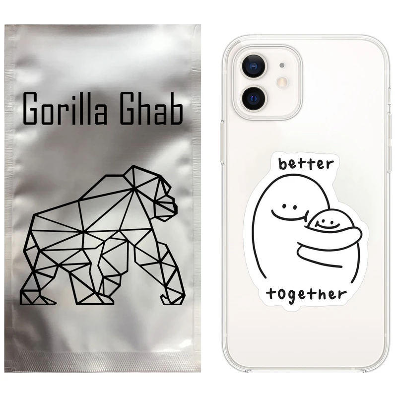 کاور گوریلا قاب مدل CLG کد 90 طرح Together مناسب برای گوشی موبایل اپل iPhone 12