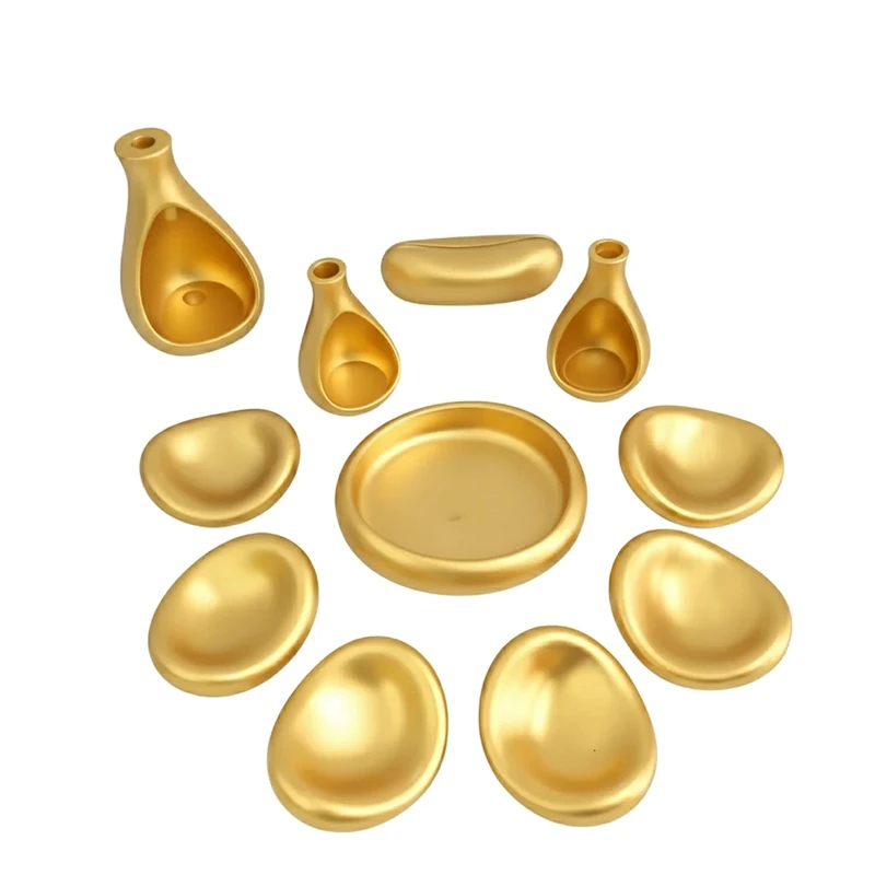 مجموعه ظروف هفت سین 11 پارچه مدل دفرمه