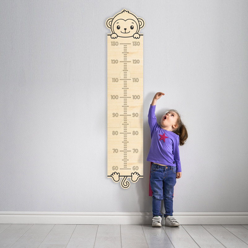 متر اندازه گیری کودک مدل میمون