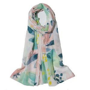 شال زنانه مدل تابستانه برگ کد ana-1493