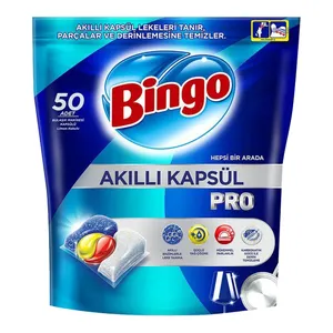 قرص ماشین ظرفشویی بینگو مدل Akıllı Kapsül Pro بسته 50 عددی
