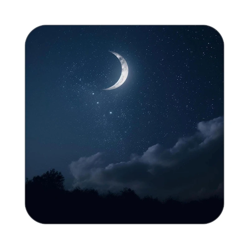 زیر لیوانی کاکتی طرح ماه و ستاره مدل mp53179