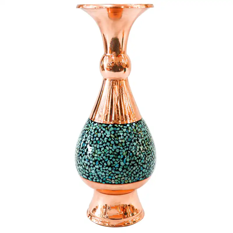 گلدان فیروزه کوبی کد 16 بسته 2 عددی