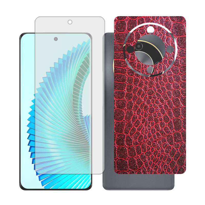 محافظ صفحه نمایش مات گلس مدل Together مناسب برای گوشی موبایل آنر X9b به همراه برچسب پوششی پشت گوشی