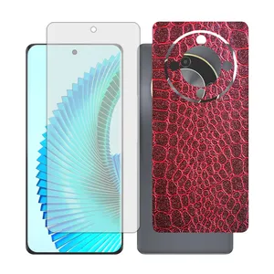 Glass together model transparent screen protector suitable for Honor X9b mobile phone with back cover sticker