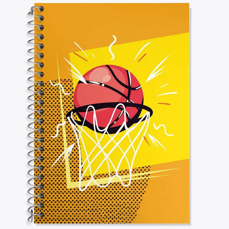 دفتر لغت 50 برگ خندالو مدل بسکتبال Basketball کد 26466