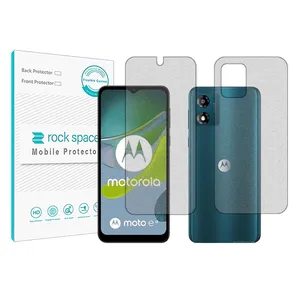 Matte Rockspace HyMTT screen protector suitable for Motorola Moto E13 mobile phone with back protector