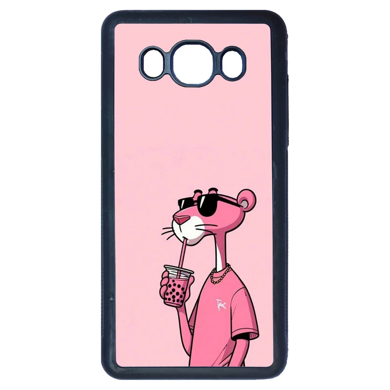 کاور قاب گارد گوشی طرح پلنگ صورتی کد TPU-213 مناسب برای گوشی موبایل سامسونگ Galaxy J5 2016 / J510