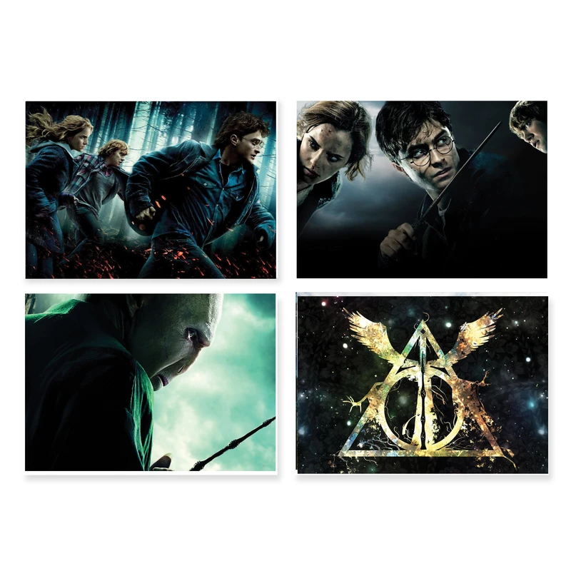پوستر طرح هری پاتر کد A-2014 مجموعه 4 عددی