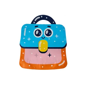 پاکت کادویی مدل زیپ کیپ فانتزی طرح کیف مدرسه کد 2424