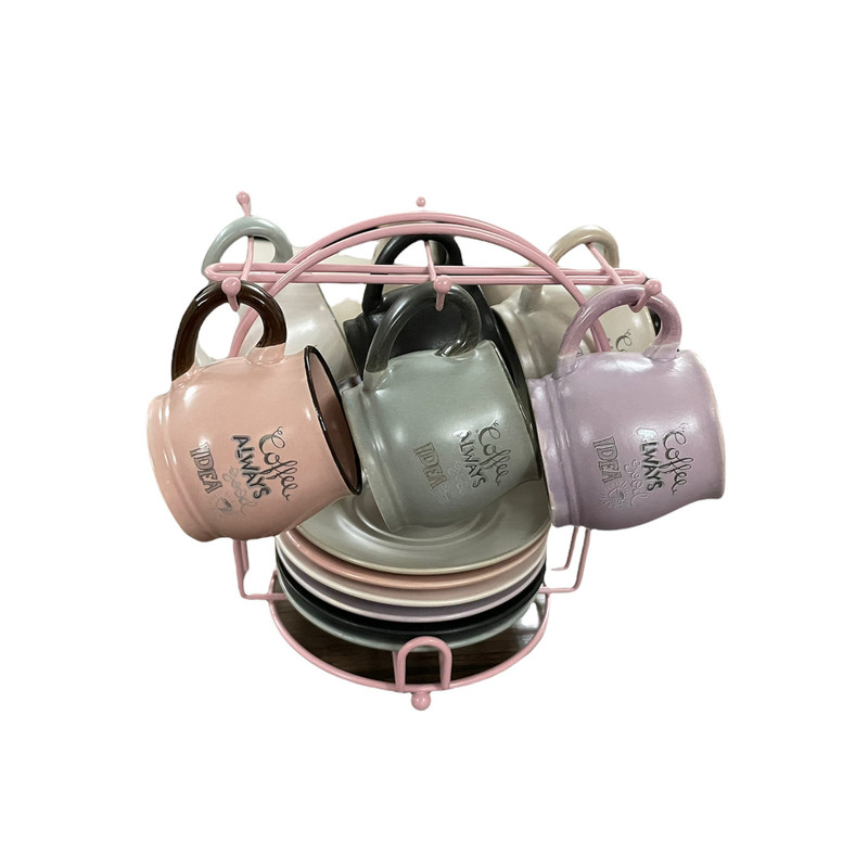 سرویس قهوه خوری 13 پارچه آجار کد FDS-009548