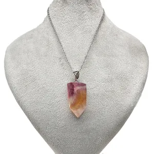 گردنبند دخترانه مدل فلوریت طرح منشور کد 12-52