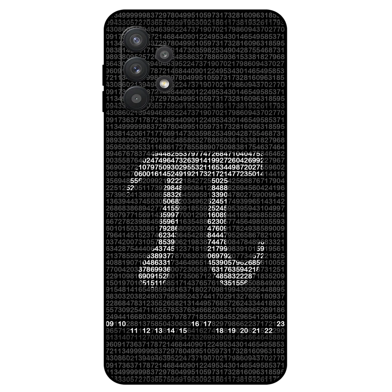 کاور مگافون طرح عدد پی مدل 7240 مناسب برای گوشی موبایل سامسونگ Galaxy A32 5G