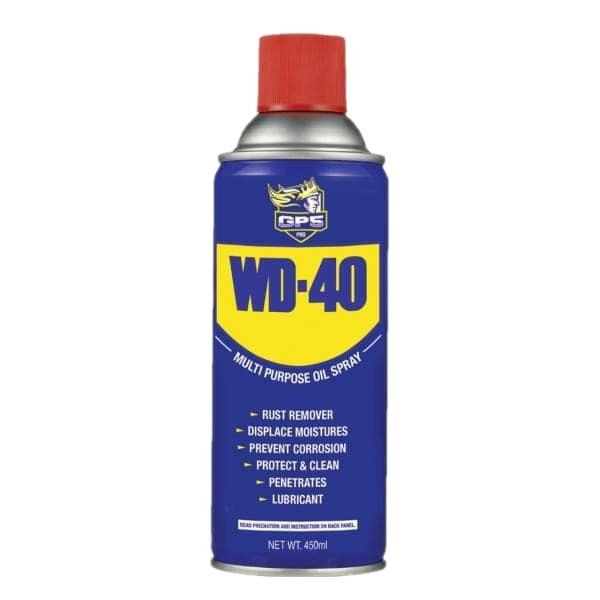 اسپری روان کننده جی پی 5 مدل WD-40 حجم 450 میلی لیتر بسته 5 عددی