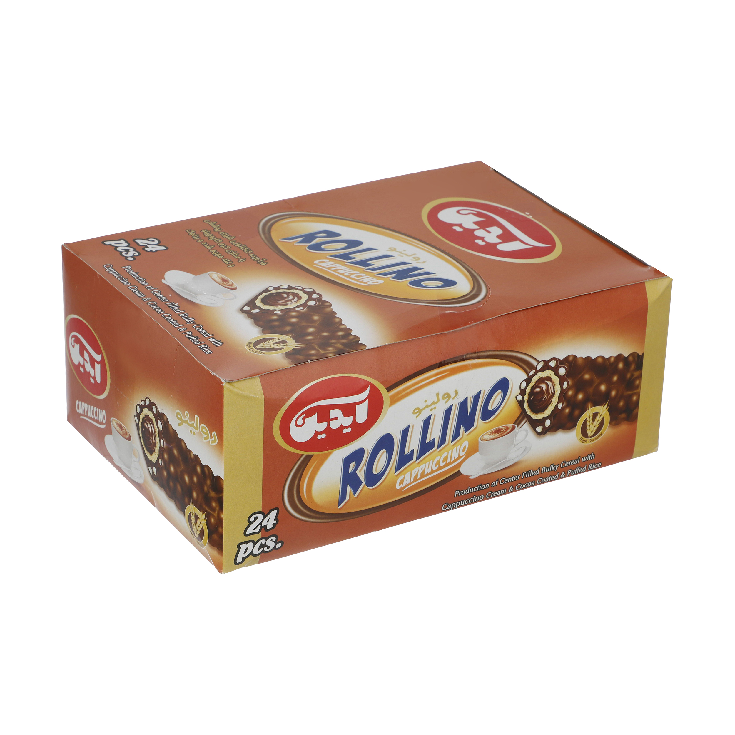 نقد و بررسی شکلات رولینو کاپوچینو آیدین بسته 24 عددی توسط خریداران