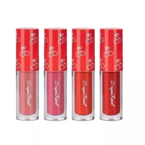 رژ لب مایع دراگون رانی مدل Cherry شماره 04 مجموعه 4 عددی