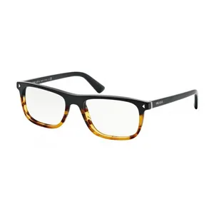 فریم عینک طبی ویفرر (Wayfarer) مردانه پرادا مدل 0PR-03RV-TFJ1O1-53 مناسب برای صورت بیضی، قلب، مستطیل و مربع